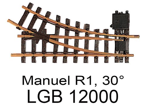 Lgb aiguillage manuel - aiguillage,
